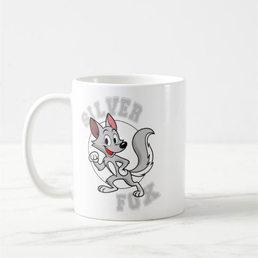 Silver Fox Coffee Mug (Gauche)