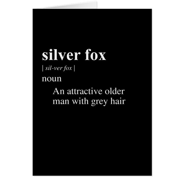 SILVER FOX DEFINITION (Voorkant)