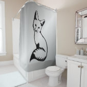 Silver Fox Douchegordijn (In situ)