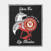 Silver Fox Fleece Deken (Voorkant)