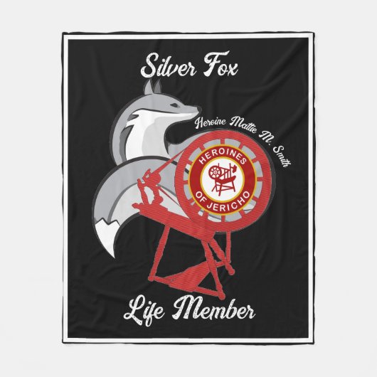 Silver Fox Fleece Deken (Voorkant)