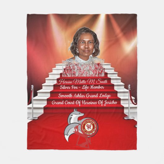 Silver Fox HOJ Fleece Deken (Voorkant)