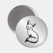 Silver Fox Magneet (Voorkant / Achterkant)