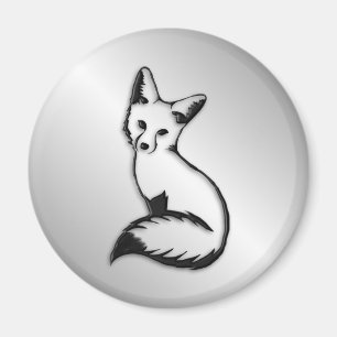 Silver Fox Magneet