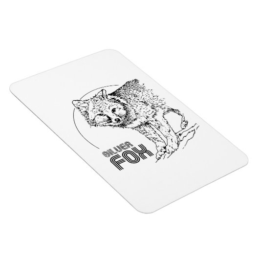 SILVER FOX MAGNEET (Rechterzijde)