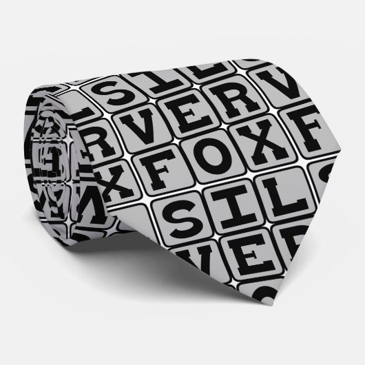 Silver Fox, Ouderen Lothario Stropdas (Opgerold)