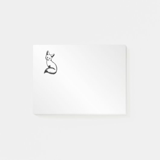 Silver Fox Post-it® Notes (Voorkant)