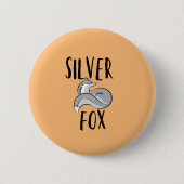 Silver Fox Ronde Button 5,7 Cm (Voorkant)