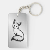 Silver Fox Sleutelhanger (achterkant)