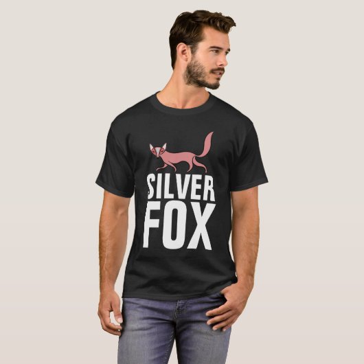 SILVER FOX, T-shirts hommes (Devant entier)