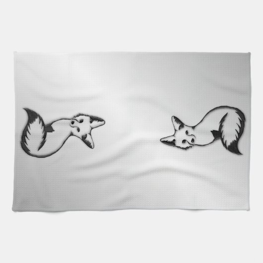 Silver Fox Theedoek (Horizontaal)