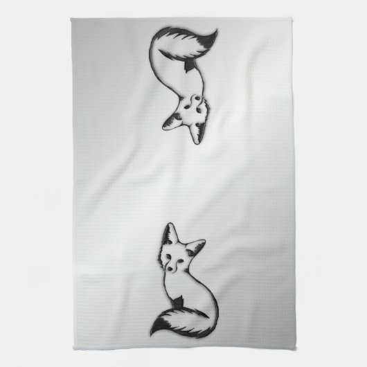 Silver Fox Theedoek (Verticaal)