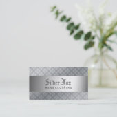 Silver Fox Visitekaartje (Staand voorkant)
