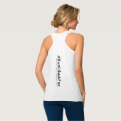Silver Fox: Womens Tech Tanktop (Volledige Achterkant)