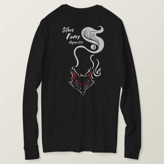 Silver Foxes Vrouwen LS T-shirt (Design achterkant)