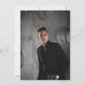 Silver Gears Engineering Afstuderen Foto Kaart (Achterkant)