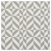 Silver Geometric Deco Cube Pattern Stof (Swatch)