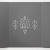 Silver Ghear Sweet 16 Party Invitation (Intérieur au milieu)