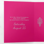 Silver Ghear Sweet 16 Party Invitation (Intérieur en premier)