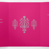 Silver Ghear Sweet 16 Party Invitation (Intérieur au milieu)