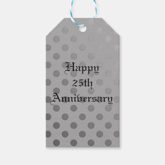 Silver Gift Labels Cadeaulabel (Voorkant)