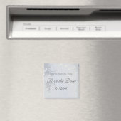 Silver Glimmer Sla de datum op Magneet (Insitu (Vaatwasser))