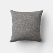 Silver Glitte Print Metallic Scatter Throw Cushion Kussen (Achterkant)