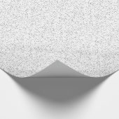 Silver Glitter Cadeaupapier (Hoek)