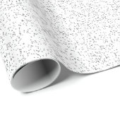 Silver Glitter Cadeaupapier (Rol Hoek)