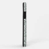 Silver Glitter Case-Mate iPhone Case (Achterkant/rechts)