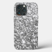 Silver Glitter Case-Mate iPhone Case (Achterkant)