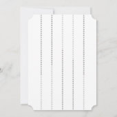 Silver Glitter Chalis First Communitation Invitati Kaart (Achterkant)