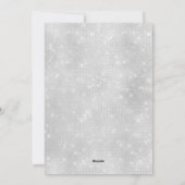 Silver Glitter Christmas Fairy | feestdagenkaart (Achterkant)