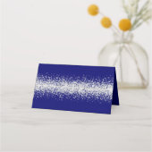 Silver Glitter Confetti en Royal Blue (Achterkant)
