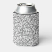 Silver Glitter Gedrukt Blikjeskoeler (Blikje Achterkant)