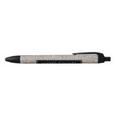 Silver Glitter gepersonaliseerde pen (Bovenkant)