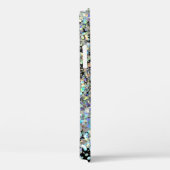 Silver Glitter Girly Custom Name Hoesje-Mate Case-Mate iPhone Case (Achterkant / Rechts)