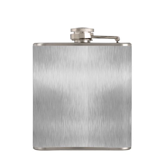 Silver Glitter Glam Bling Personalized Metallic Heupfles (Achterkant)