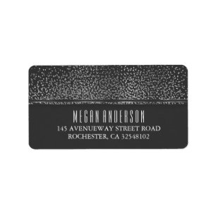 Silver Glitter  Glamour Bruiloft Etiket