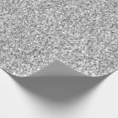 Silver Glitter Glitz         Cadeaupapier (Hoek)