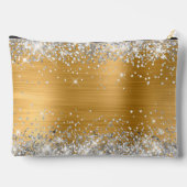 Silver Glitter Gold Foil Fancy Monogram Etui (Achterkant)
