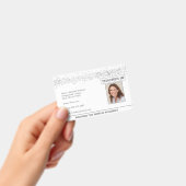 Silver Glitter Homeschool Docent ID Badge (Handheld)