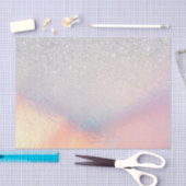 Silver Glitter Iridescent Holographic Gradient Tissuepapier (Craft)