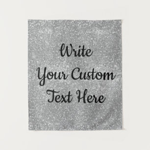 Silver Glitter Jubileum Backdrop Photo Booth Wandkleed