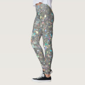 Silver Glitter Leggings (Links)