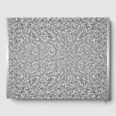 Silver Glitter Lijst Gastenboek (Achterkant)