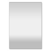 Silver Glitter Look Custom Wedding Escort Kaarten (Achterkant)