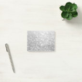Silver Glitter Modern Post-it® Notes (Kantoor)