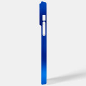 Silver Glitter Royal Blue Glam Girly Signature Case-Mate iPhone Case (Achterkant / Links)