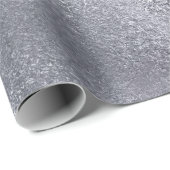 Silver Glitter Shiny Glass Ice Vip Cadeaupapier (Rol Hoek)